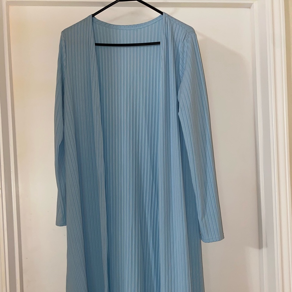 Pants set with duster